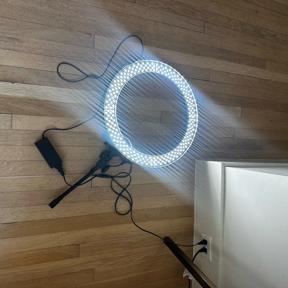 Illuminating LED Ring Light with Stand